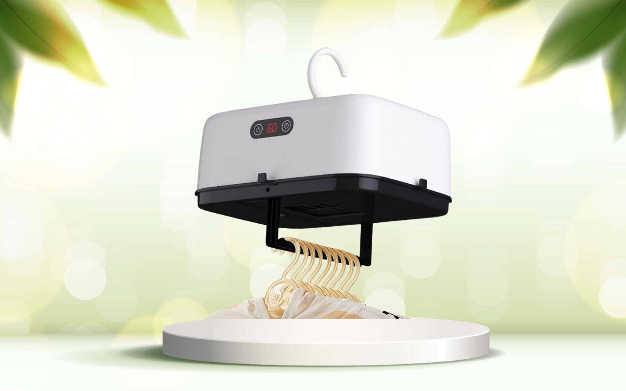 Asciugatrice portatile salvaspazio: asciuga i tuoi capi ovunque e risparmia tempo